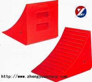 Polyurethane wheel chock